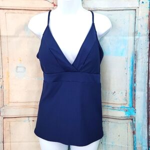 Vineyard Vines Seersucker Sconset Tankini Top